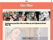 Tablet Screenshot of cheztitine-salon.com